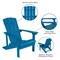 Flash Furniture Blue Poly Resin Adirondack Chair, PK 2 2-JJ-C14501-BLU-GG - alternate 7